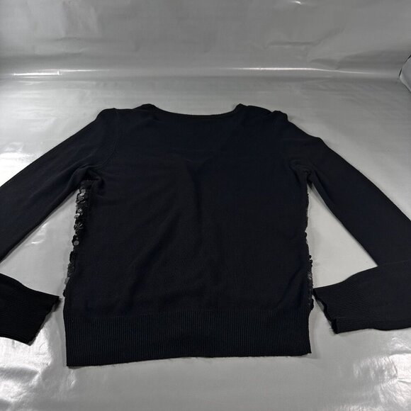 BCBGMaxazria Cardigan Sequins Women Button Front Evening Long Sleeve Sweater - Picture 5 of 16